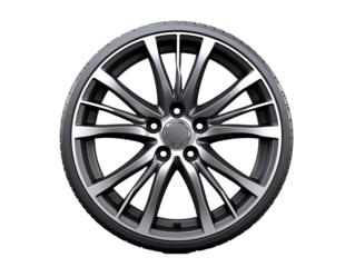 a close up of a wheel with Green Wheel in the background