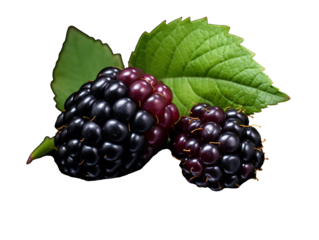 a close up of a blackberry