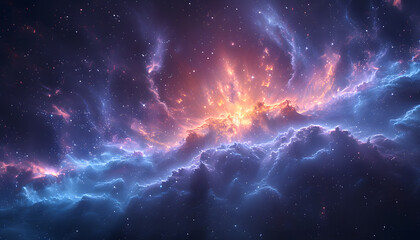 Obraz premium space background