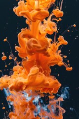 Fototapeta premium Orange juice in water