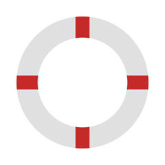 Lifebuoy Flat Icon