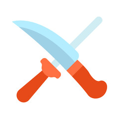Knife Sharpener Flat Icon