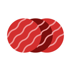 Cold Meat Flat Icon