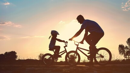 Obraz premium A happy family enjoys a carefree day in the park, capturing the essence of childhood dreams.