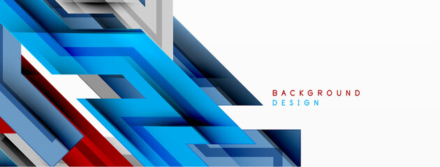 Dynamic lines geometric background. Vector Illustration For Wallpaper, Banner, Background, Card, Book Illustration, landing page