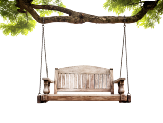 a wooden bench from a tree branch