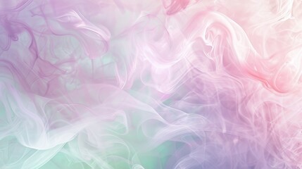 A dreamy and ethereal gradient with pastel colors like pink, lavender, and mint green, reminiscent of a fairytale or fantasy world.