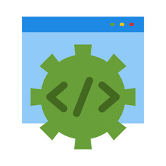 Coding Flat Icon