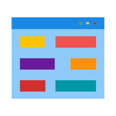 Layout Flat Icon
