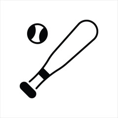 Stickball vector icon