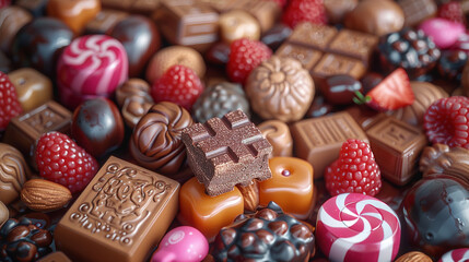 chocolate candies and candy