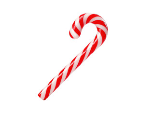 a red and white candy cane