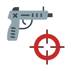 Shooting Flat Icon