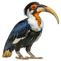 Obraz premium [Transparent Background PNG]A colorful bird with a large beak