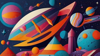 background with balloons