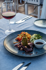 Seafood on the table