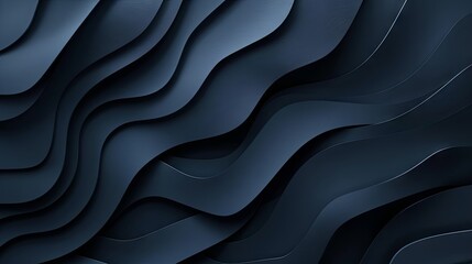 Fototapeta premium Modern abstract gradient dark navy blue banner background