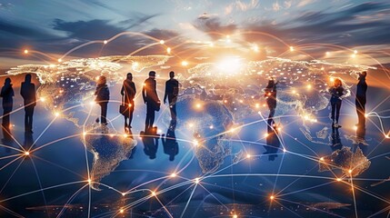 UHD 4K sharp focus captures the dynamic nature of this global business expansion.