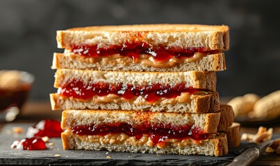 peanut butter cereal and jelly sandwiches, Generative AI