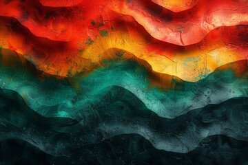 abstract background in colors and patterns for International Reggae Day 