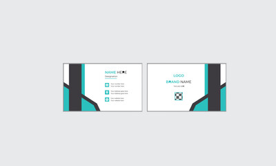 Classic modern business card design.