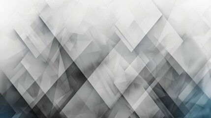 Abstract Gray Geometric Background with Overlapping Diagonal Shapes and Subtle Blur for Modern Technology Design