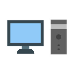 Computer Flat Icon