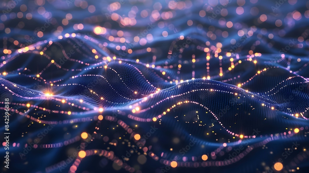 Poster neural networks visualized as glowing neural pathways in a human brain
