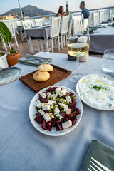 Seafood on the table