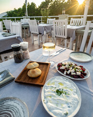 Seafood on the table