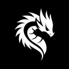 Elegant Dragon Logo Vector.eps