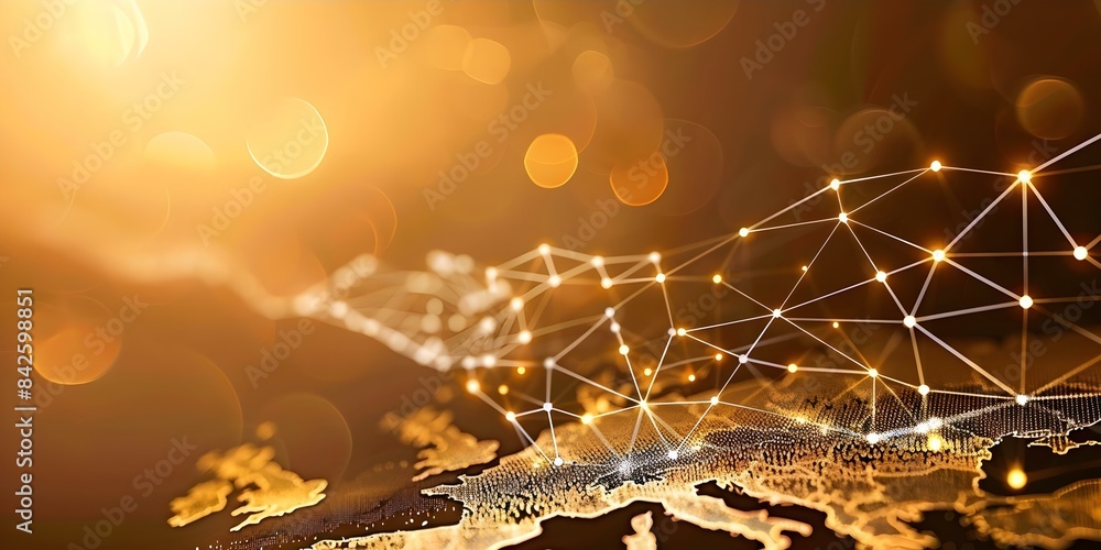 Poster integration of digital networks in the european union for improved connectivity. concept european un