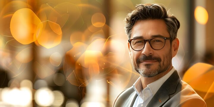 Global businessman harness internet big data and analytics for innovation worldwide. Concept Global Business Trends, Internet Big Data, Data Analytics, Innovation Strategies, Worldwide Expansion