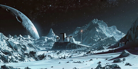 Titan Terror: A Murderous Freeze on Saturn's Moon - On the icy moon of Titan, a mining outpost becomes the scene of a brutal murder,