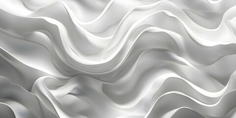 Fototapeta premium Chic white wave texture pattern for sophisticated design projects. Concept White Wave Texture, Sophisticated Design, Chic Pattern