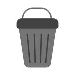 Dustbin Flat Icon