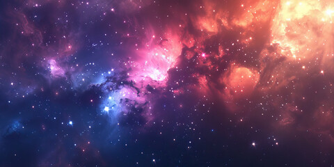 Naklejka premium Nebula Noir: Mysteries in the Dark Depths of Space - Explore the darker side of the galaxy as space detectives uncover hidden agendas and dangerous 
