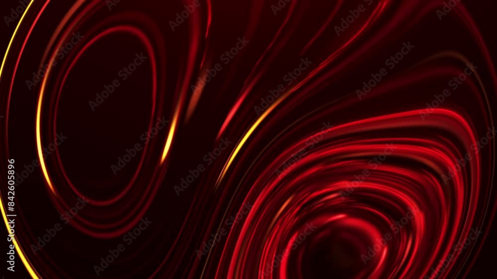 Aufkleber abstract gradient neon metal background with wave animation, seamless loop.