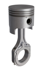 Piston 3D isolated on trasparent background