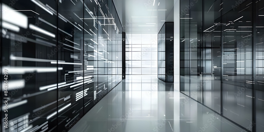 Aufkleber enhanced system for organizing and storing corporate files futuristic digital document management. c