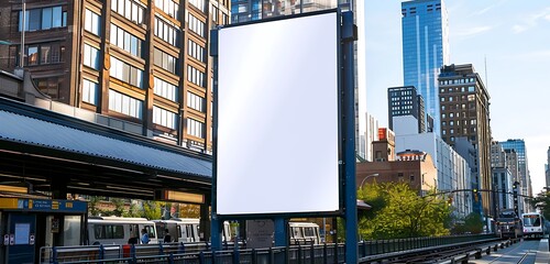 Digital services advertised on a digital LED screen wall in a high-tech setting.