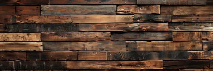 Wood texture. Lining boards wall. Wooden background