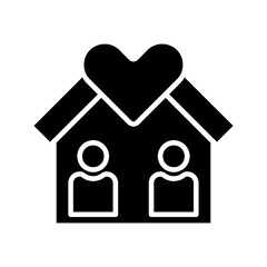 Charity icon. Hand holding heart, love, compassion, giving, support, care, help, charity, kindness, altruism.