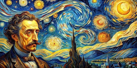 painting of a person