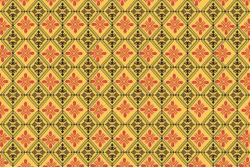 Obraz premium Ikat, a beautiful fabric pattern that can be used to create unique fabric designs.