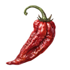 A close-up of a bright red chili pepper, a common spice used in cooking