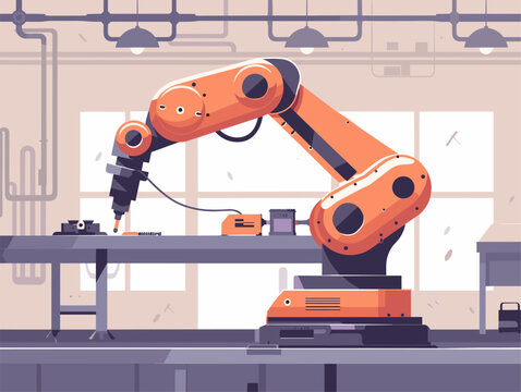 Industrial Automation: Robotic Arm in Action