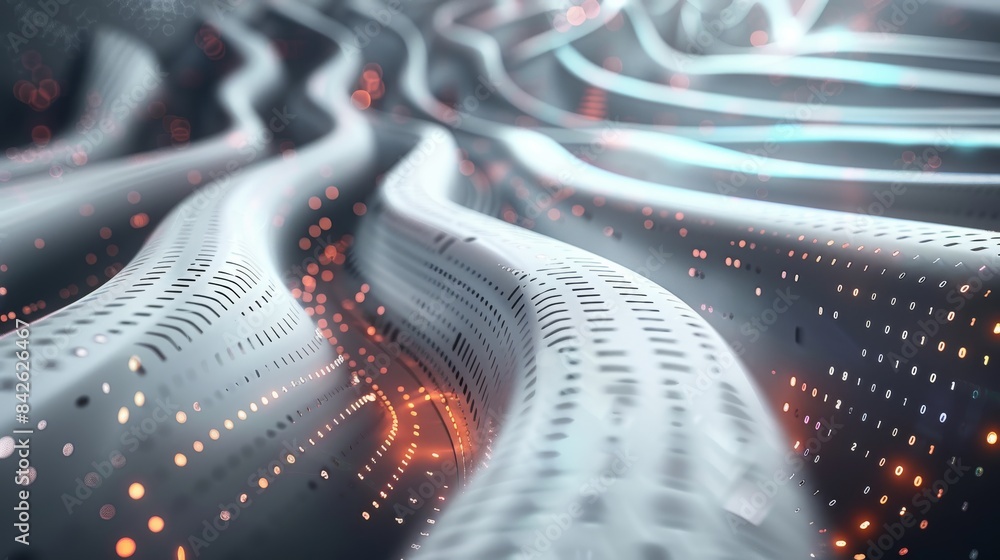 Aufkleber a data analysis, high-end background. generative ai.
