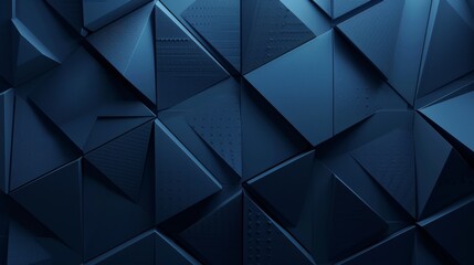 Dark blue background, gradient, three-dimensional grid, clean 