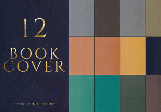 12 Vintage Book Cover Textures
